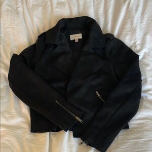 Open Front Moto Jacket